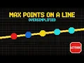 Oversimplified Max Points on a Line leetcode
