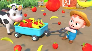 What Do Animals Eat? Apples and Bananas Song | Boo Kids Song