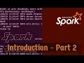 Spark Intro - Part 2