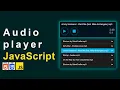 Audio Player with Playlist Using JavaScript Music Player Web App Using JavaScript