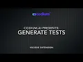 Tutorial - Generate test suite with CodiumAI VSCode extension v0 5