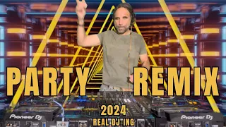 PARTY REMIX 2024 🔊 Mashups & Remixes Of Popular Songs DJ Remix Club Music Dance Mix 2024 Real DJing