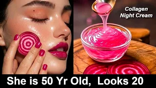 Use Beetroot Aloevera Gel Collagen Night Cream to Erase Wrinkles, Glass Skin & Large Open Pores