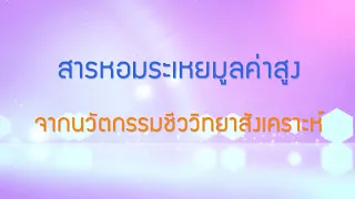 พลังวิทย์ คิดเพื่อคนไทย ตอน สวทช. สารหอมระเหยมูลค่าสูงจากนวัตกรรมชีววิทยาสังเคราะห์