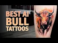 Bull Tattoos Channeling Strength and Symbolism in Inked Artistry