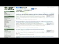 ERIC tutorial
