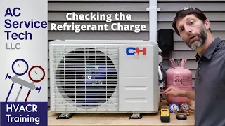 Checking the Refrigerant Charge on a Running R-410A Inverter MINI SPLIT Unit