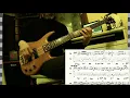 Lagu Nobody's Wife (Anouk),  Bass Transcription Tutorial Tab and Score in Standard and Original Tuning