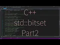 Learn std bitset binary operations in C Part 2 - Math Logic