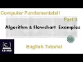 Algorithm Flowchart Examples Part 3 EnglishTutorial
