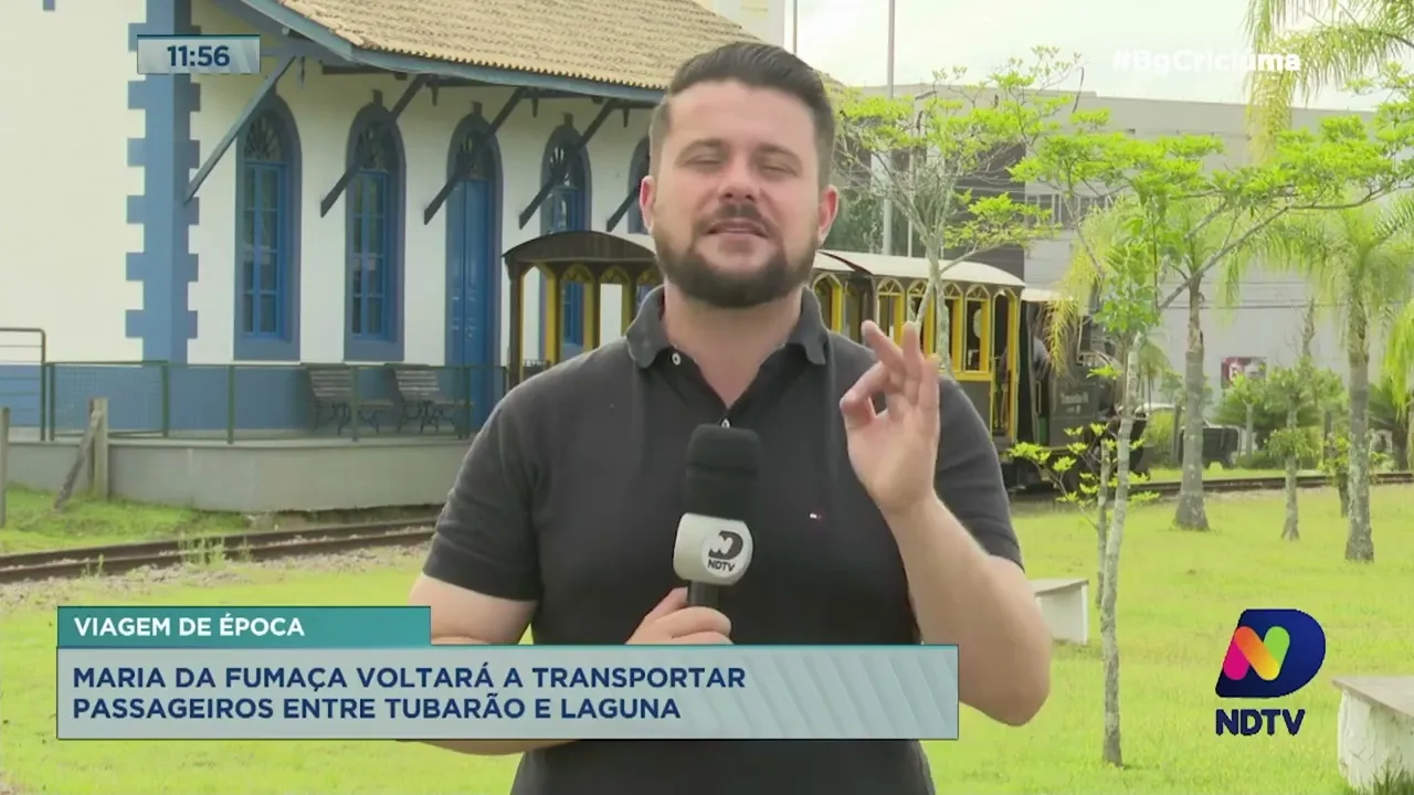 Museu Ferroviário de Tubarão fará passeio de Maria-fumaça até Laguna