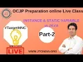Core Java Live Class OCJP Preparation Instance Static Variable in Java by Som Sir Part-2