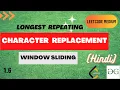 1 6 Longest repeating character replacement Leetcode 424 Window Sliding C codingsamurais