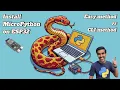 How to Install MicroPython on ESP32 GUI vs CLI Tutorial