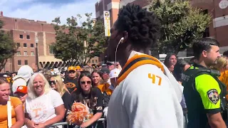 Full Tennessee Football 2025 Vol Walk Before Playing Arkansas at Neyland Stadium