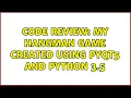 Code Review My Hangman game created using PyQt5 and Python 3 5 4 Solutions