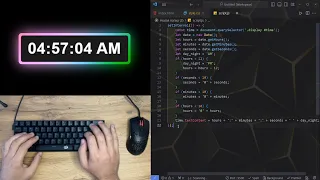 ASMR Programming - Coding Clock