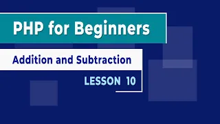 PHP for Beginners - Lesson 10