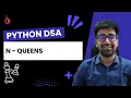 DSA in Python - N-Queens Problem Recursion Backtracking Leetcode 51