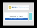 BRICS Submission Tools