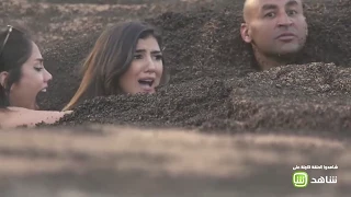 صراخ وبكاء مي عمر فى مواجهة سحلية رامز فى رامز تحت الأرض 