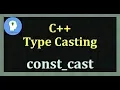 Type casting in C const - cast in C