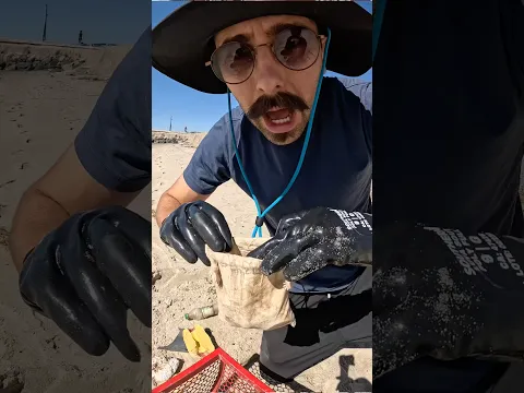 Olha o que tinha dentro da bolsinha que achei na praia