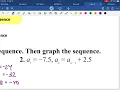 7 5A Arithmetic Sequence Recursive Equation