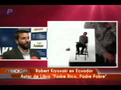 Robert Kikosaki en Ecuador autor de libro Padre Rico, Padre Pobre