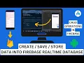 How to Save Data in Firebase Realtime Database in Android Studio Java CRUD Operations in Firebase