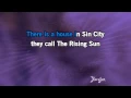 House of the Rising Sun - Five Finger Death Punch | Karaoke Version | KaraFun