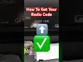 Download Lagu Get Your Radio Code #Honda #radiocode #cars #shorts