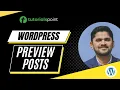 WordPress - Posts