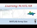 MATALB Array Size Function