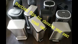How to choose a trash can PLUS Ikea trash bin comparison