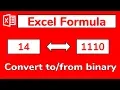 Excel formula trick Convert binary numbers decimal - Doctor Excel