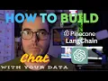 How to build chat with your data using Pinecone LangChain and OpenAI