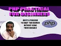 HOW TO SWAP TWO NUMBER WITHOUT USING THIRD VARIABLE PHP Example Tamil Software