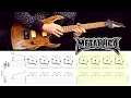Download Lagu How to play solo Metallica - The Frayed Ends of Sanity. Guitar Tab.