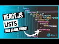 Lists in React js How to iterate through lists in React js