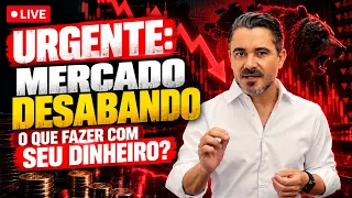 [LIVE #2065] |  URGENTE: Mercado desabando o que fazer com seu dinheiro