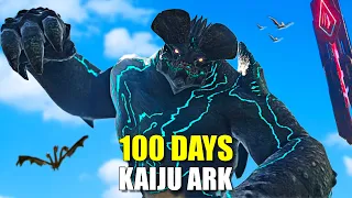I Spent 100 Days in Kaiju ARK But with 10x Spawn Rates