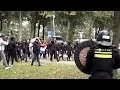 Clashes at far-right demonstration in the Netherlands
