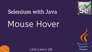 Selenium WebDriver Java How to handle Mouse Hover Action