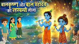 बालकृष्ण और बाल महादेव की रहस्यमयी लीला | Divine Kids Story | Hindi Moral Story | Hindi Stories
