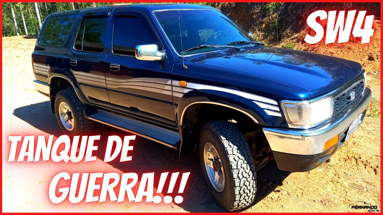 TOYOTA SW4 1993 2.8 4X4 DIESEL " TANQUE DE GUERRA" #toyota #sw4