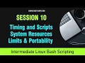 Master Linux Bash Scripting Session 10 - Command Timing System Limits Portability