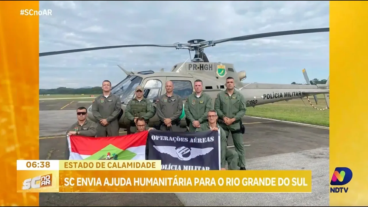 SC envia ajuda humanitária após Rio Grande do Sul emitir estado de calamidade pública