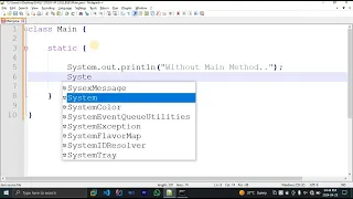 Run Java Program Without Main Method Using Static Block and System exit 0