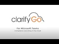 ClarifyGo for Microsoft Teams